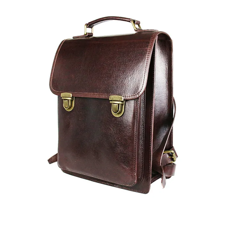 Womens Square Leather Fashion Backpack Trendy Backpacks Book Bag Purse for Women