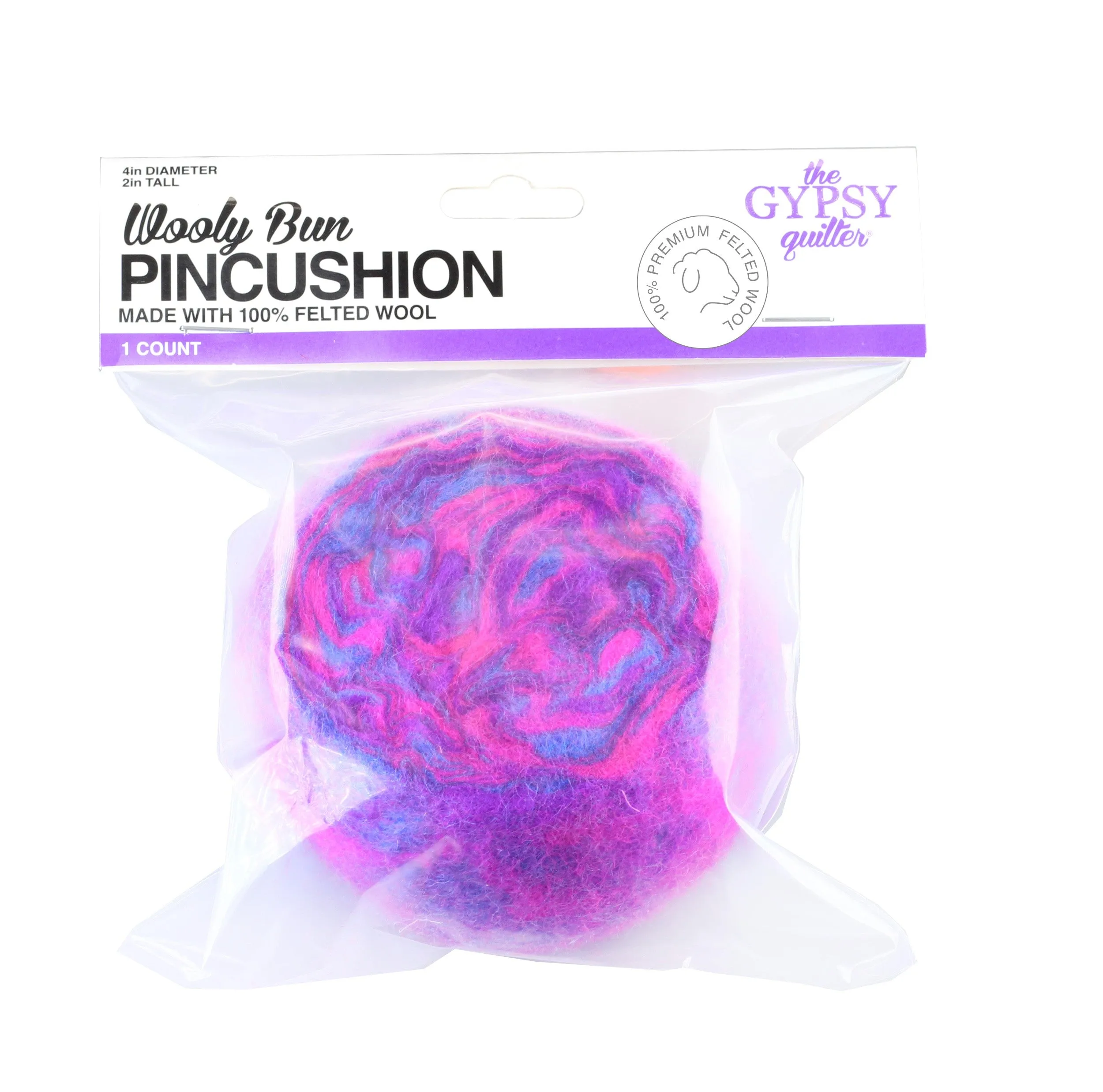 Wooly Bun Pincushion